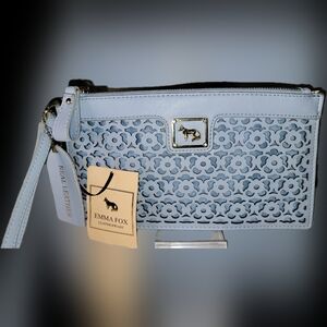 Emma Fox Light Blue Leatherware Wallet